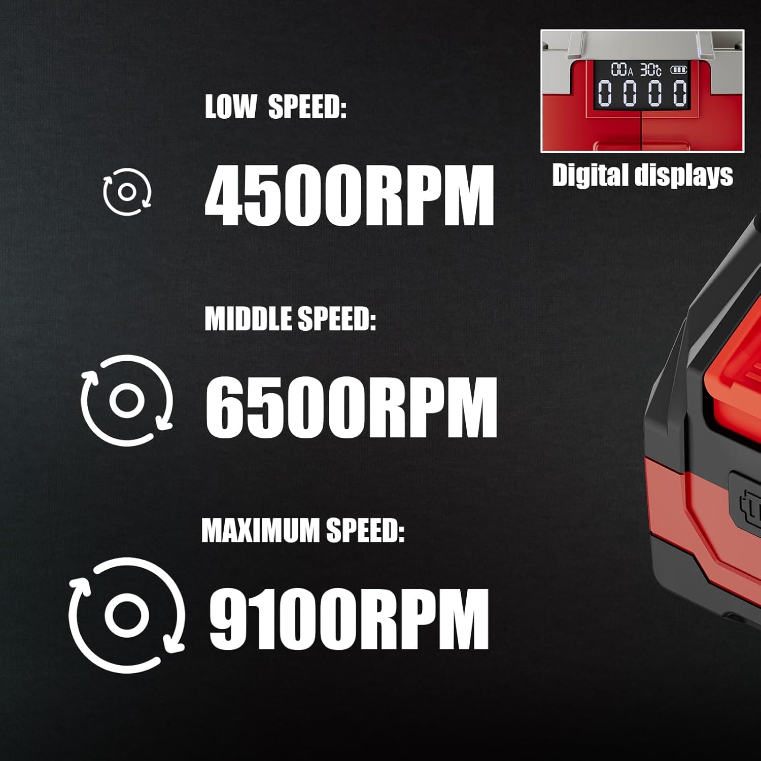 Smerigliatrice Angolare Senza Fili TEENO 21V 1000W - Flessibile a Batteria con 2 Batterie 4000mAh, 9100 RPM - Kit Completo con 14 Accessori (Disco Taglio/Lucidatura) - Pronto all'Uso
