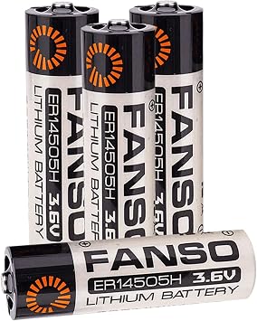 4 Pack ER14505H 3.6V Lithium Battery 2700mAh ER14505 LS14500 Non-Rechargeable