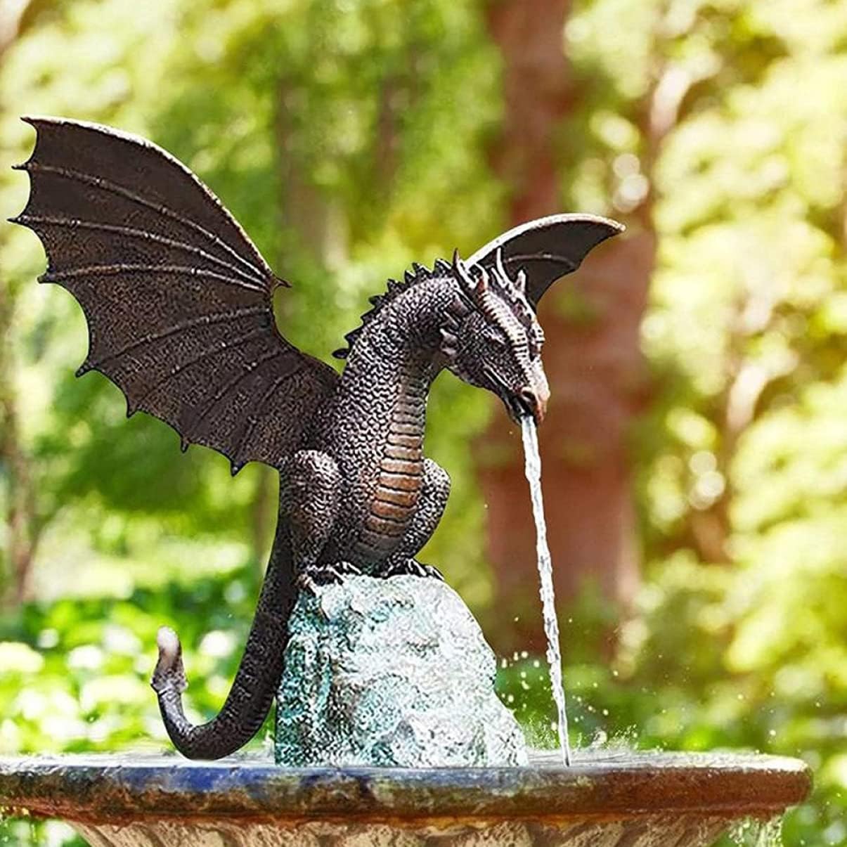 Water Fountain Dragon Dragon Fountain Statue Outdoor Fountain Spitter Fountain Sprinkler Head Replacement Spitter Outdoor Water