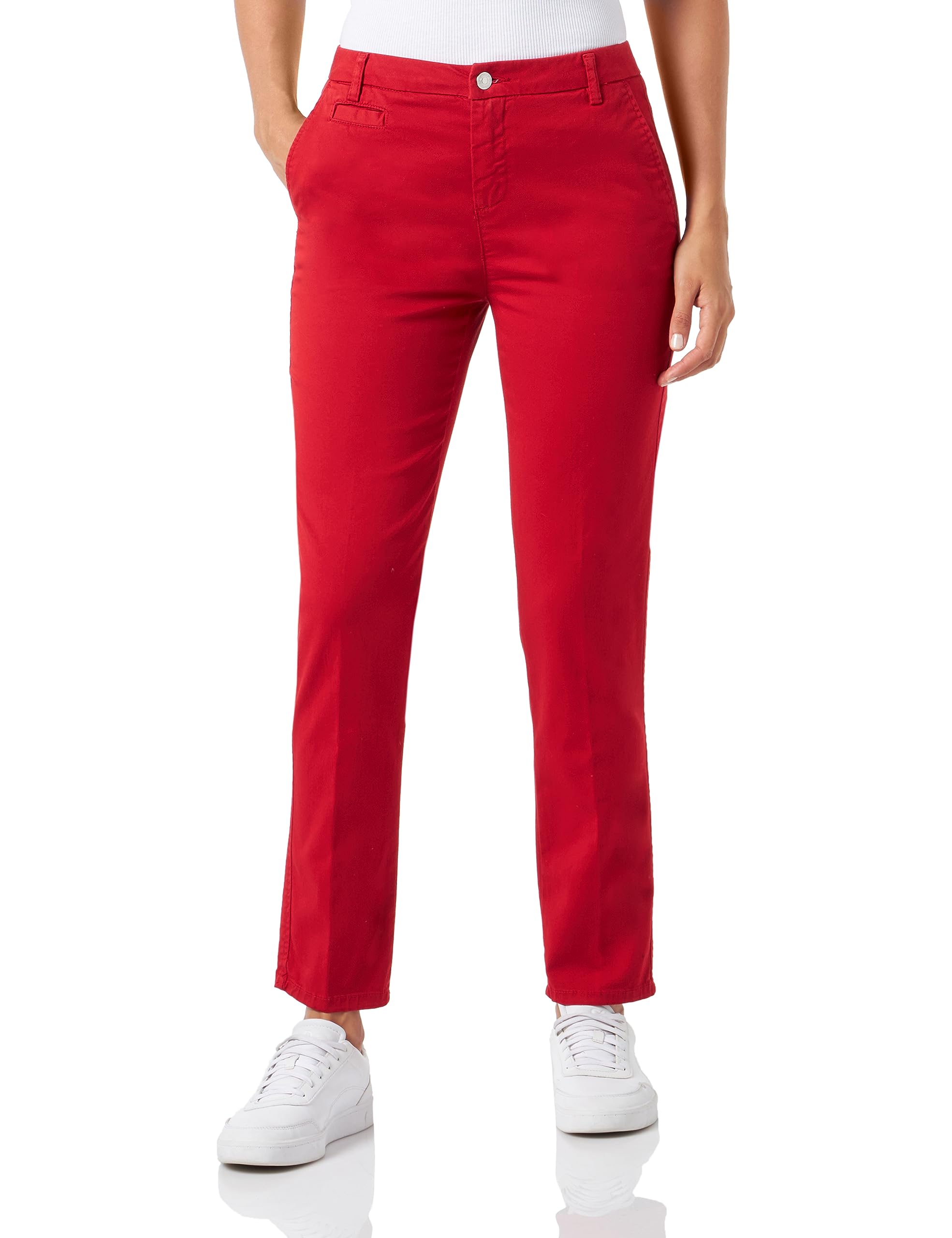 United Colors of Benetton Women's Trousers, Red 6v3, 10