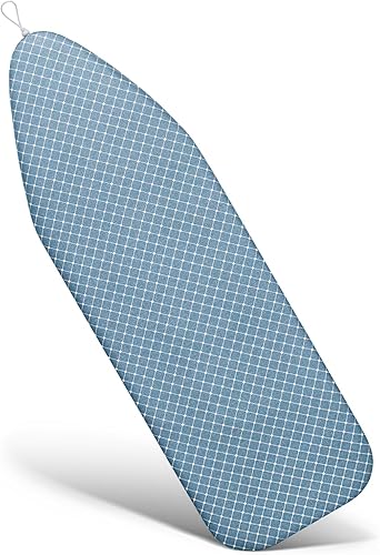 Duwee Funda para tabla de planchar de 15 x 54 pulgadas, resistente al calor, almohadilla de fieltro grueso con cordón elástico, acolchado de