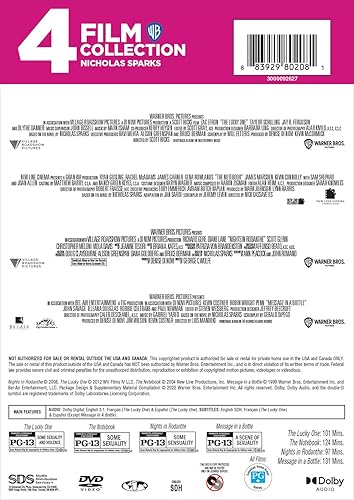 Miniatura 3 de Nicholas Sparks 4-Film Collection