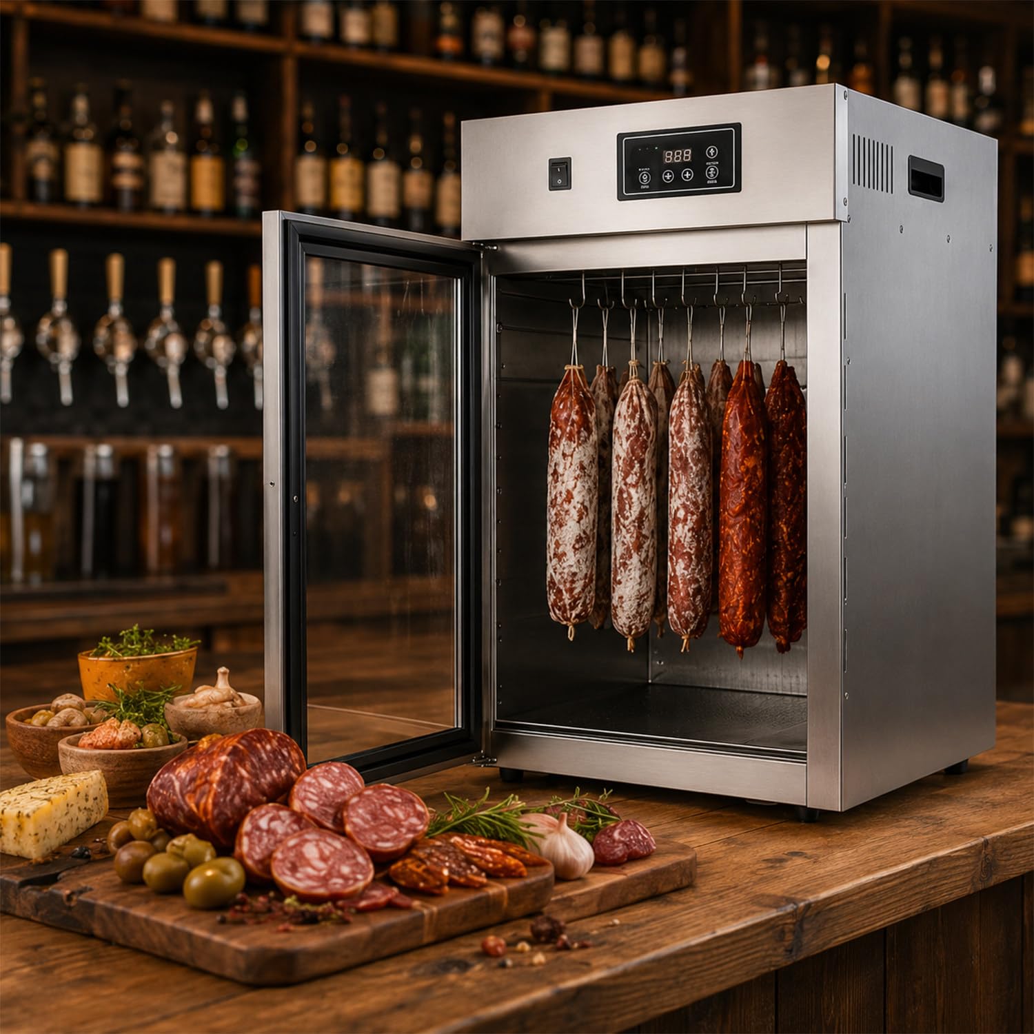 Trockenschrank, Dry Ager Reifeschrank, Reifeschrank, Wursttrockner