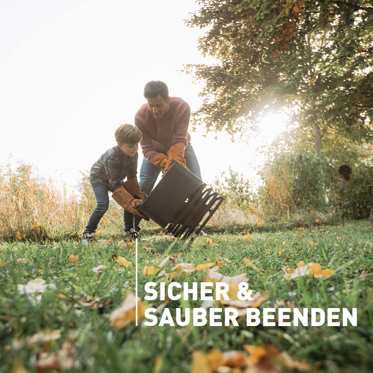 höfats - Cube Feuerkorb - Feuerschale, Feuerstelle, Grill, Hocker und Tisch - für Garten und Terrasse - Edelstahl - schwarz - mit integrierter Löschfunktion
