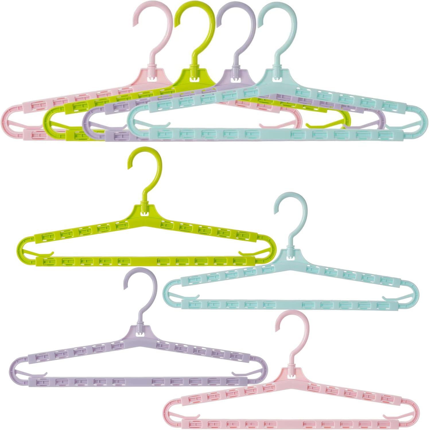 Large Sturdy Hangers, Drying Clothes Hangers Enlarge Adjustable Shoulder