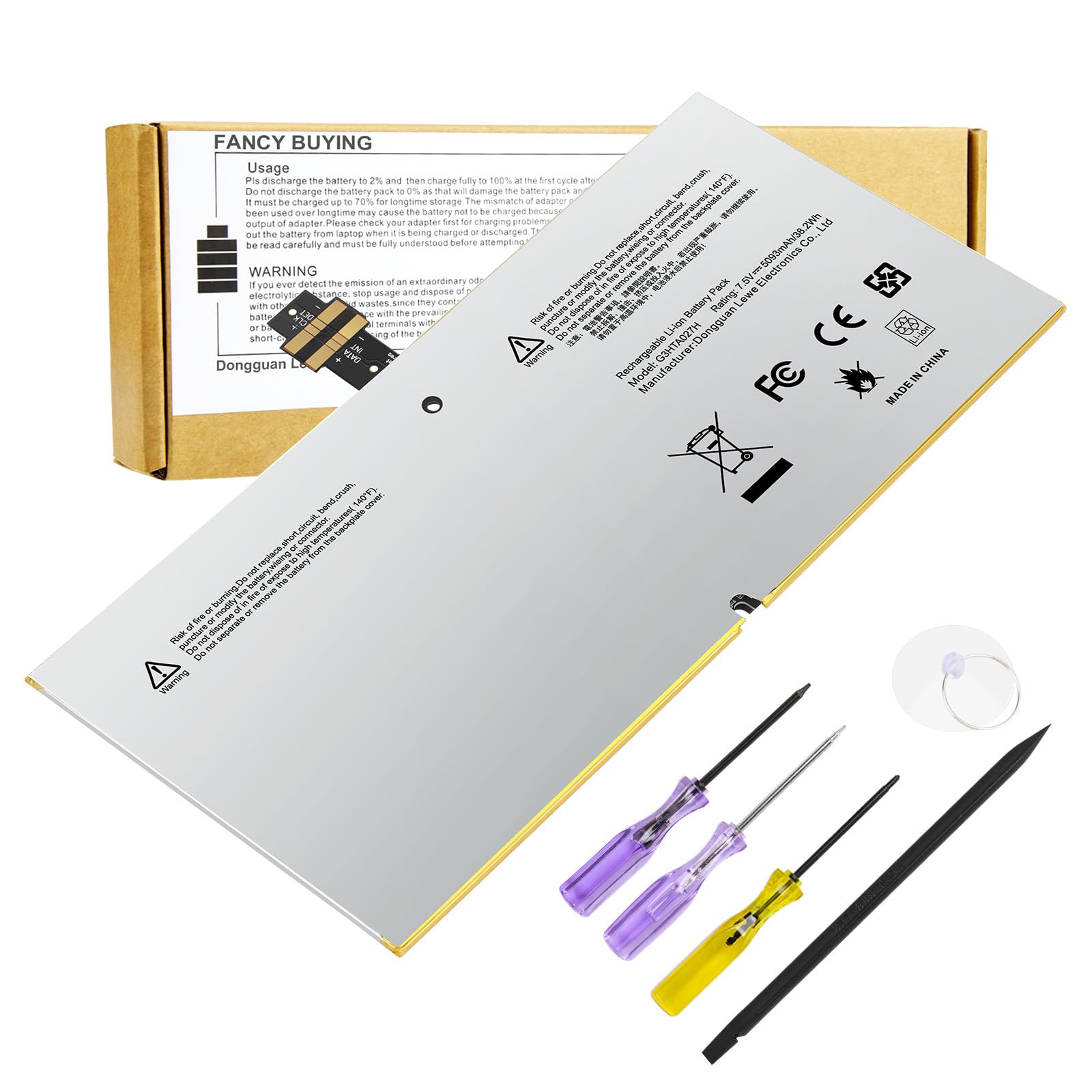 Amazon.com: Fancy Buying G3HTA027H DYNR01 Laptop Battery