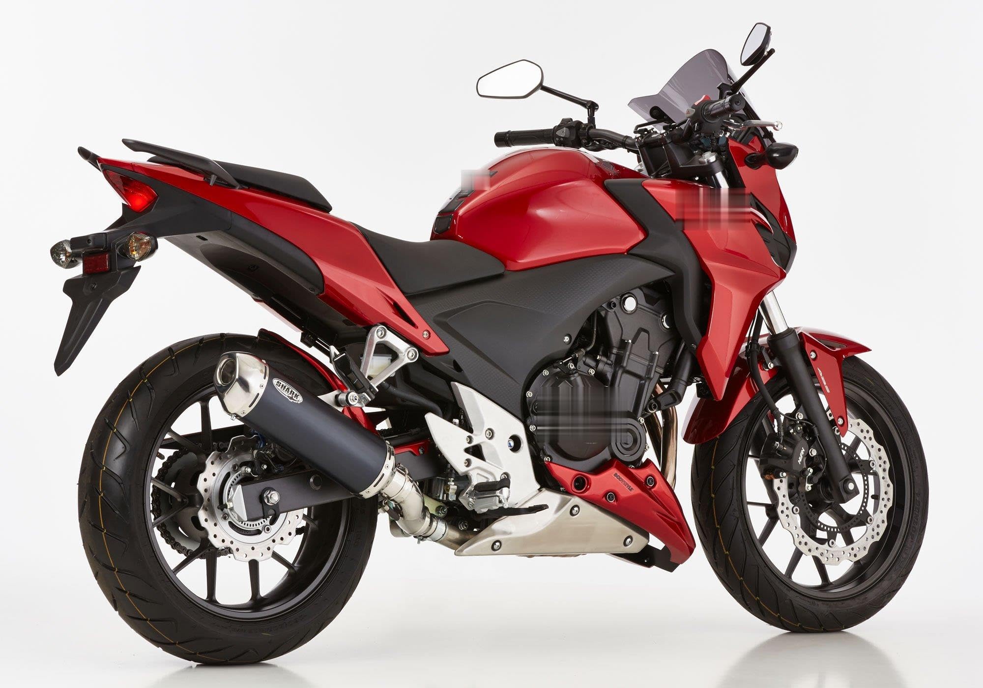 DSX-5 - Ammortizzatore di ricambio (2-1) per Honda CBR500R PC44 471 ccm anno di costruzione 2013-2015