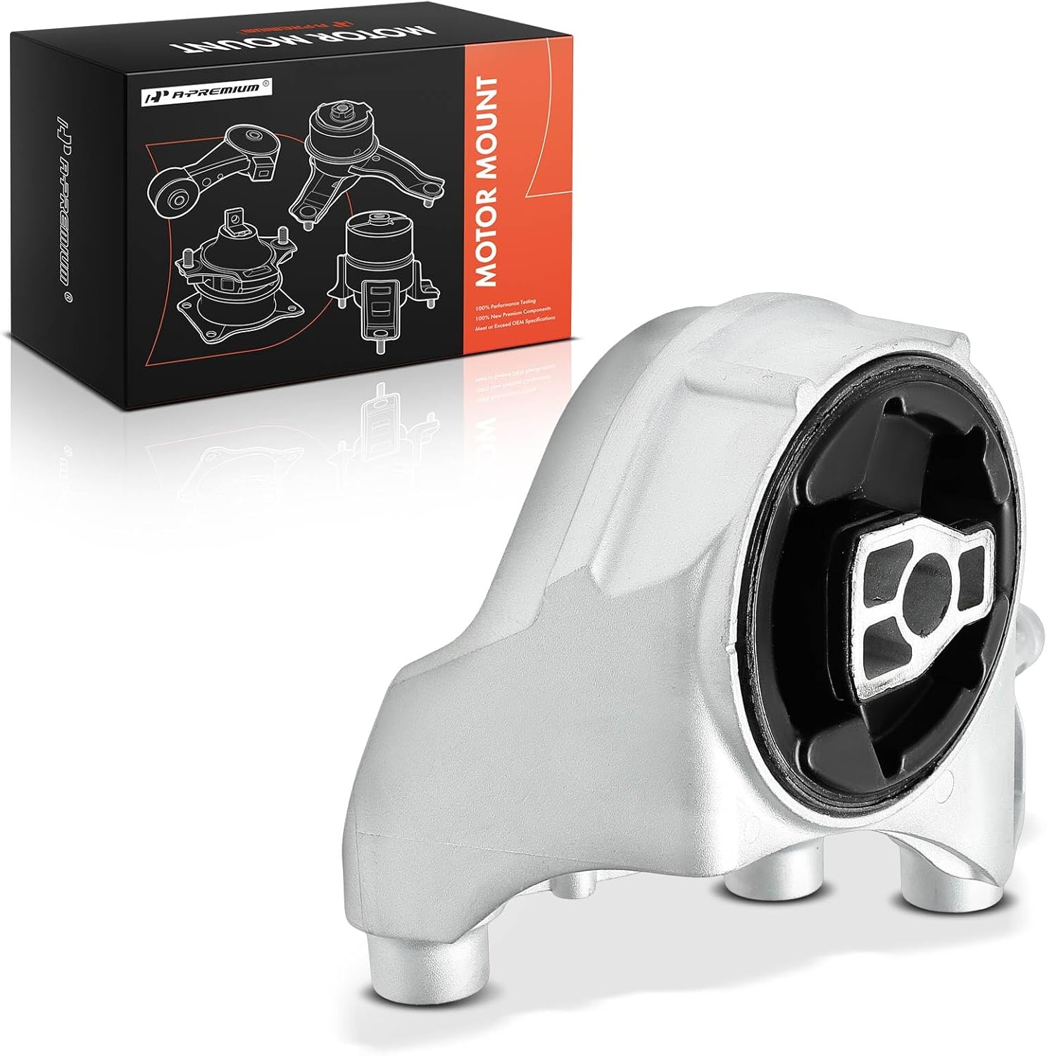 A-Premium Front Side Transmission Mount Compatible with Chevrolet Equinox 2010-2017, Captiva Sport 2012-2015 & GMC Terrain 2010-2017, 2.4L