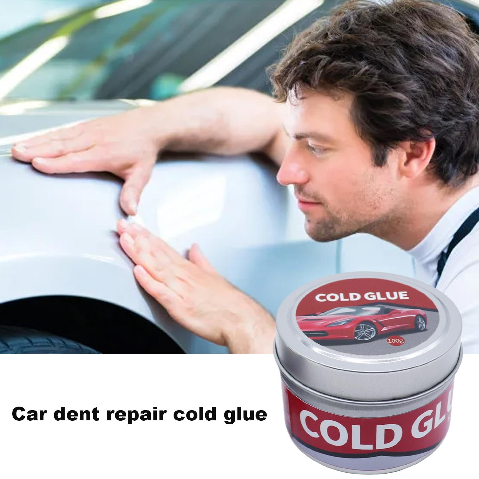 Extracteur De Bosses À Colle Froide – Colle Froide pour Débosselage, Adhésif Efficace pour Débosselage De Voiture, Colle De Débosselage De Voiture sans Peinture, Colle De Travail De Carrosserie