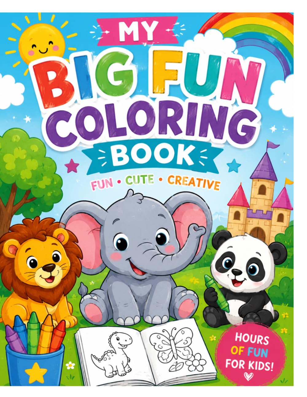 My Big Fun Coloring Book for Kids
