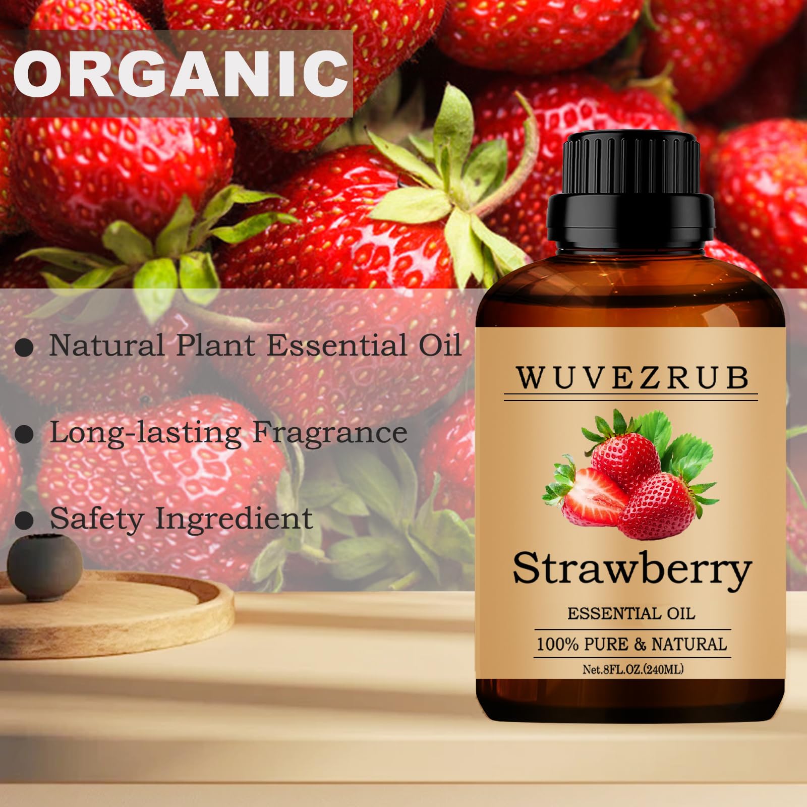 ストロベリー イチゴ 苺10ml×10本★希望者オマケ付★【匿名配送】精油 Amazon.co.jp: Wuvezrub ストロベリーエッセンシャルオイル 240ml