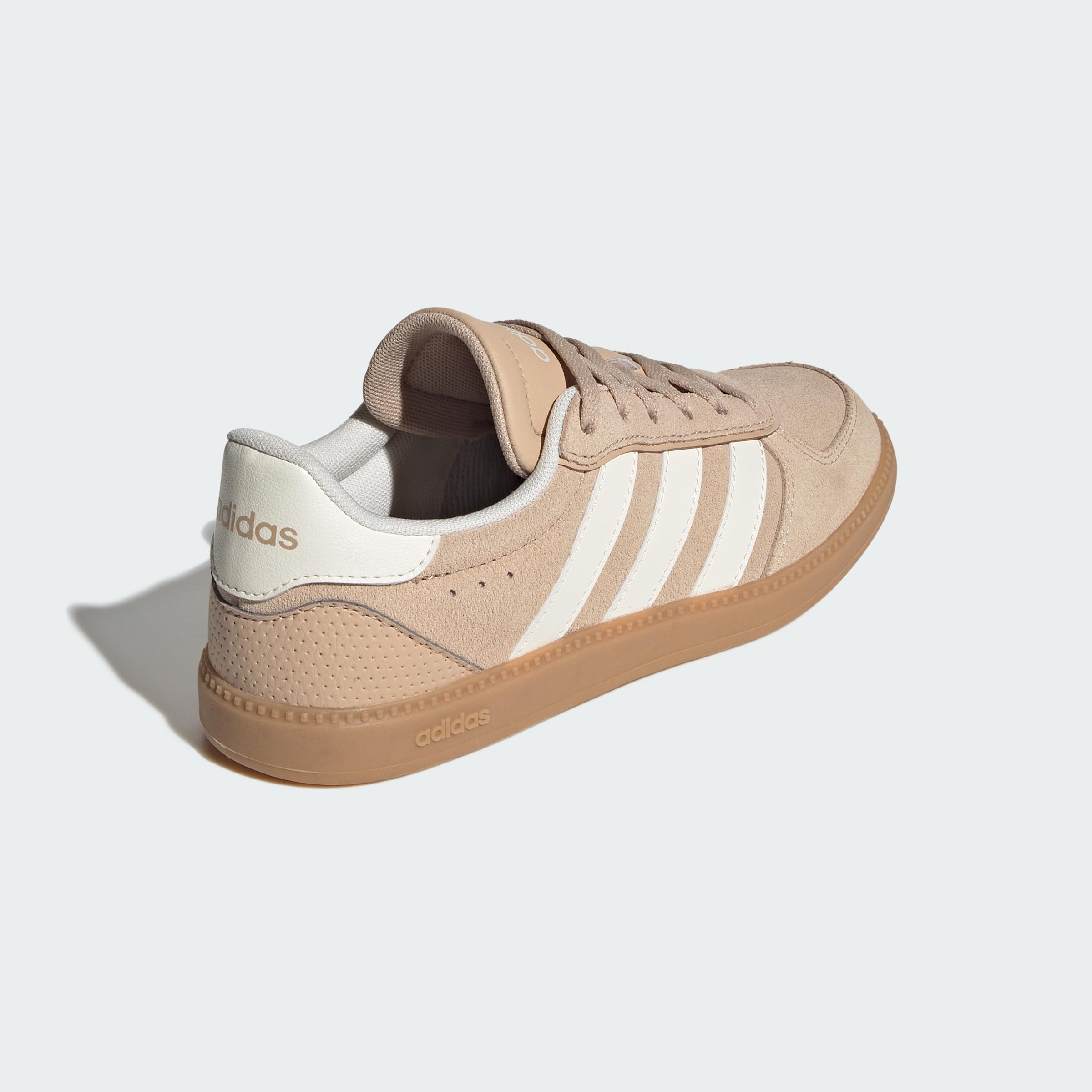adidas Uniseks - dzieci BREAKNET SLEEK SHOES JUNIOR, magic beige/off white/GUM 3, 39 1/3 EU