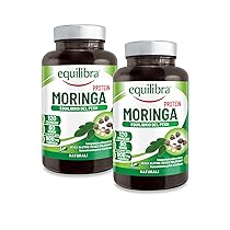 Equilibra Moringa Protein, 900 mg Moringa Oleifera per Dose, 240 Compresse Vegan per 4 Mesi, Integratore Moringa, Titolato al 60% in Proteine, Equilibrio del Peso Corporeo e Metabolismo dei Lipidi