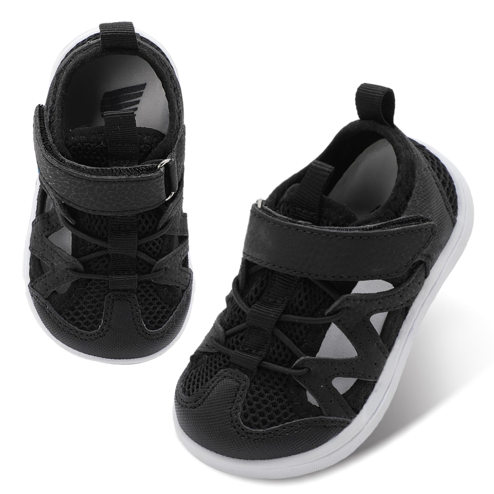 BARERUN Toddler Sandals Barefoot Kids Water Shoes Wide Boys Girls Summer Non-Slip Beach Swim Pool Hiking Sport Auqa Sandals Breathable Indoor Outdoor Walking Shoes — view 7