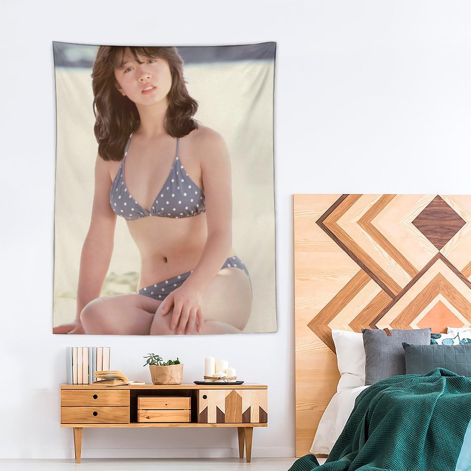 ☆中森明菜☆タペストリー☆美品☆ポスター☆ビッグサイズ☆ Amazon.co.jp: 中森明菜写真ビキニ壁飾りポスター タペストリー