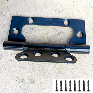 4x3 "Non-Mortise Door Hinge - Heavy Duty Stainless Steel Door Hinges are Easy toinstall, Noise Free Door Bearing Hinge (Matte Black)