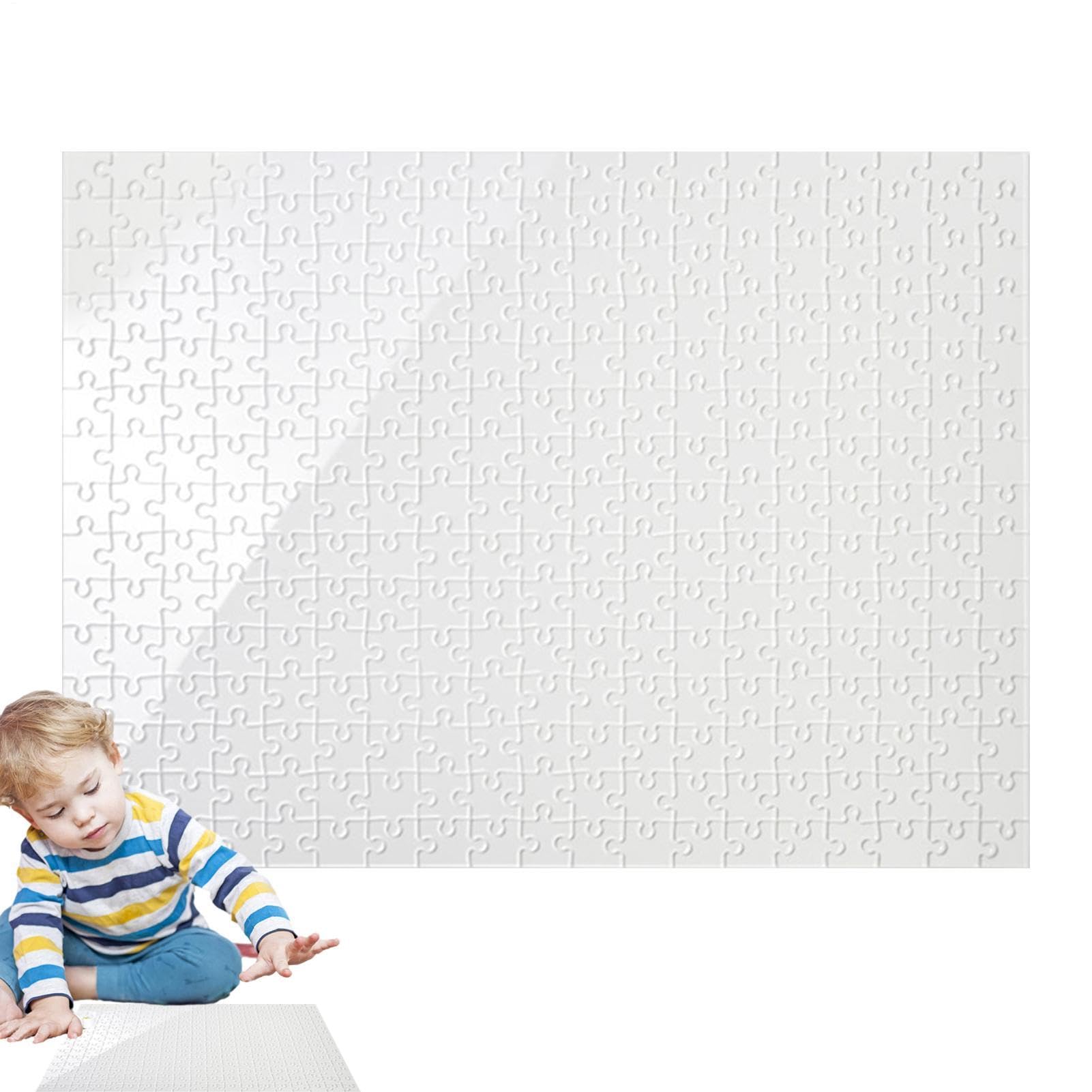 Clearly Impossible Puzzle, 200pcs Transparent Acrylic Puzzle Toy