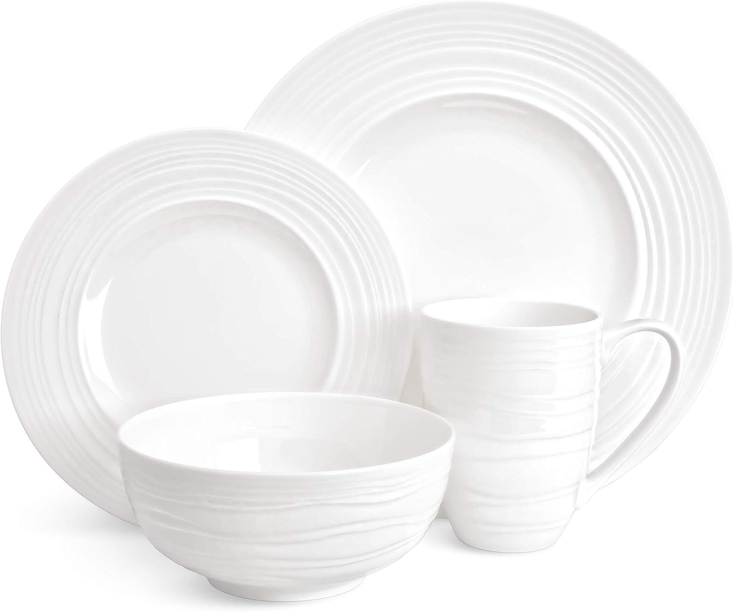 Blасk Frіdау - 80% оƒƒ Divitis Home Infinity bone china dinnerware set 16pcs, Round Plates (Soup Bowls, Dinner Plates, Salad Plates), Dinnerware Sets, Dinner Plates, Plates and Bowls Sets (Infinity) Hоt Dеаlѕ Divitis Home Infinity bone china dinnerware set 16pcs, Round Plates (Soup Bowls, Dinner Plates, Salad Plates), Dinnerware Sets, Dinner Plates, Plates and Bowls Sets (Infinity)