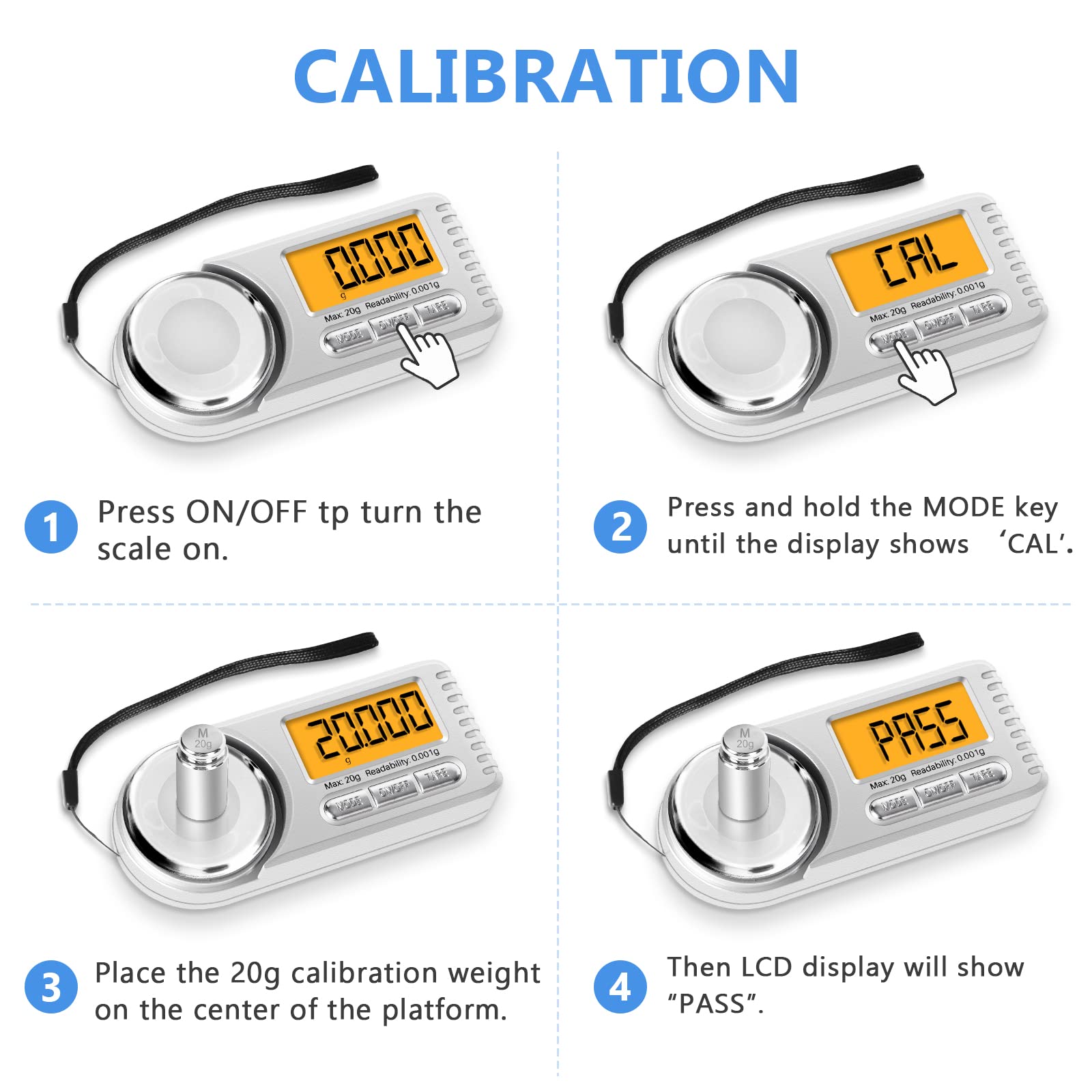 Mini Milligram Scale - 20g Precision for Gold & Gems -6 Mini Milligram Scale - 20g Precision for Gold & Gems -6