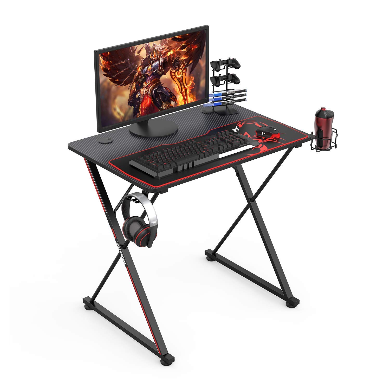 Buy Small Gaming Desk 31.5", Home Office Small Computer Desk for Small