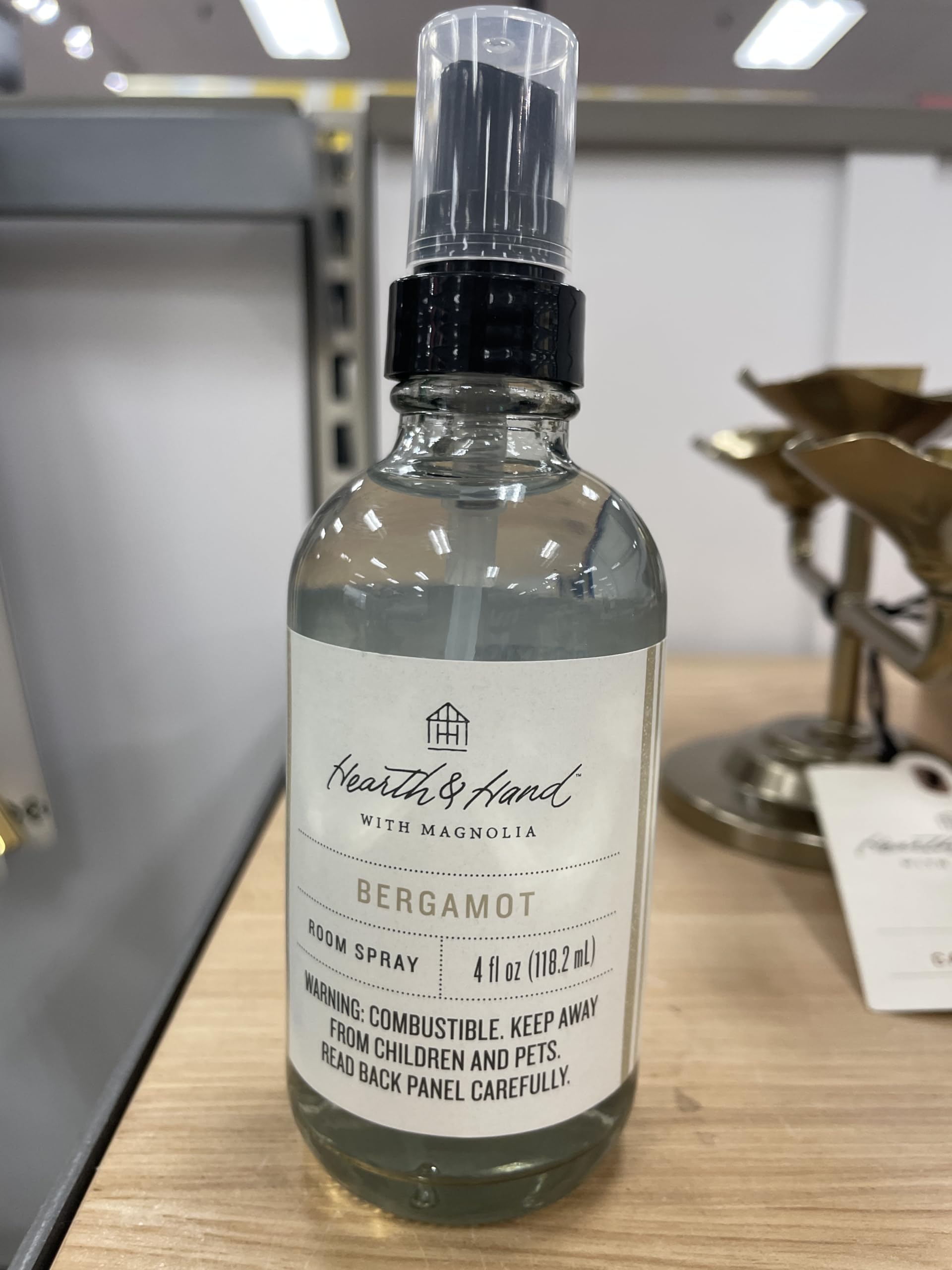 Amazon.com: 4 fl oz Bergamot Refresher Room Spray - Hearth & Hand