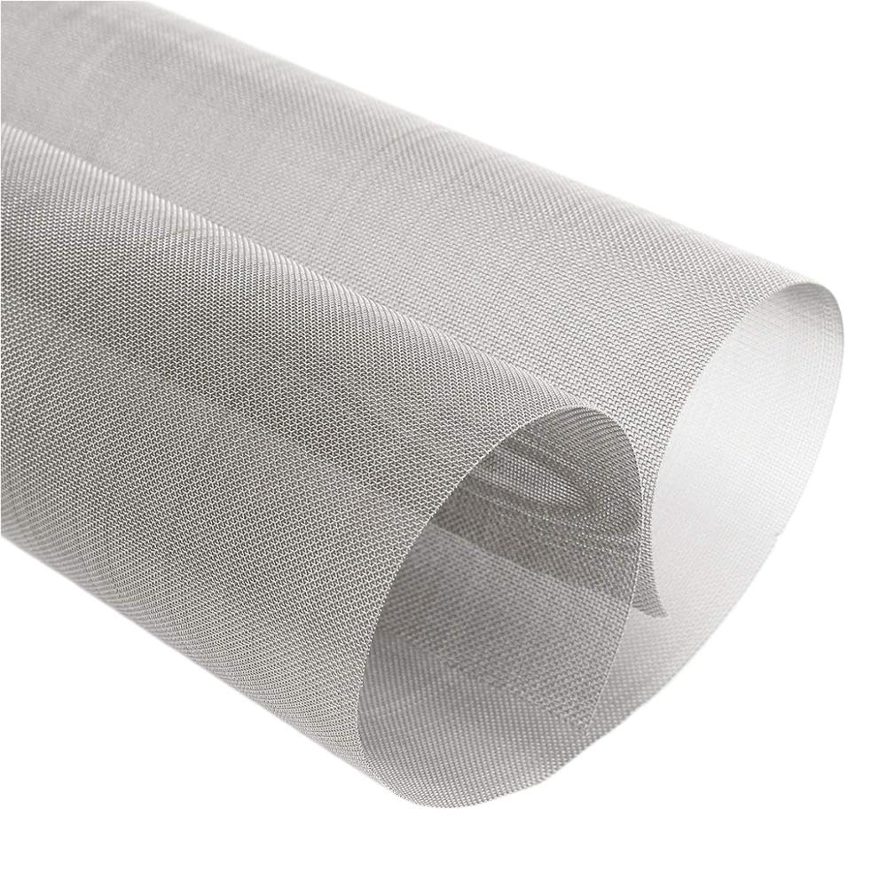 Lámina de malla metálica fina de acero inoxidable, Tamaños múltiples tejidos de la malla de la filtración del alambre del acero inoxidable 304(0.03MM*0.5M*2M*400)