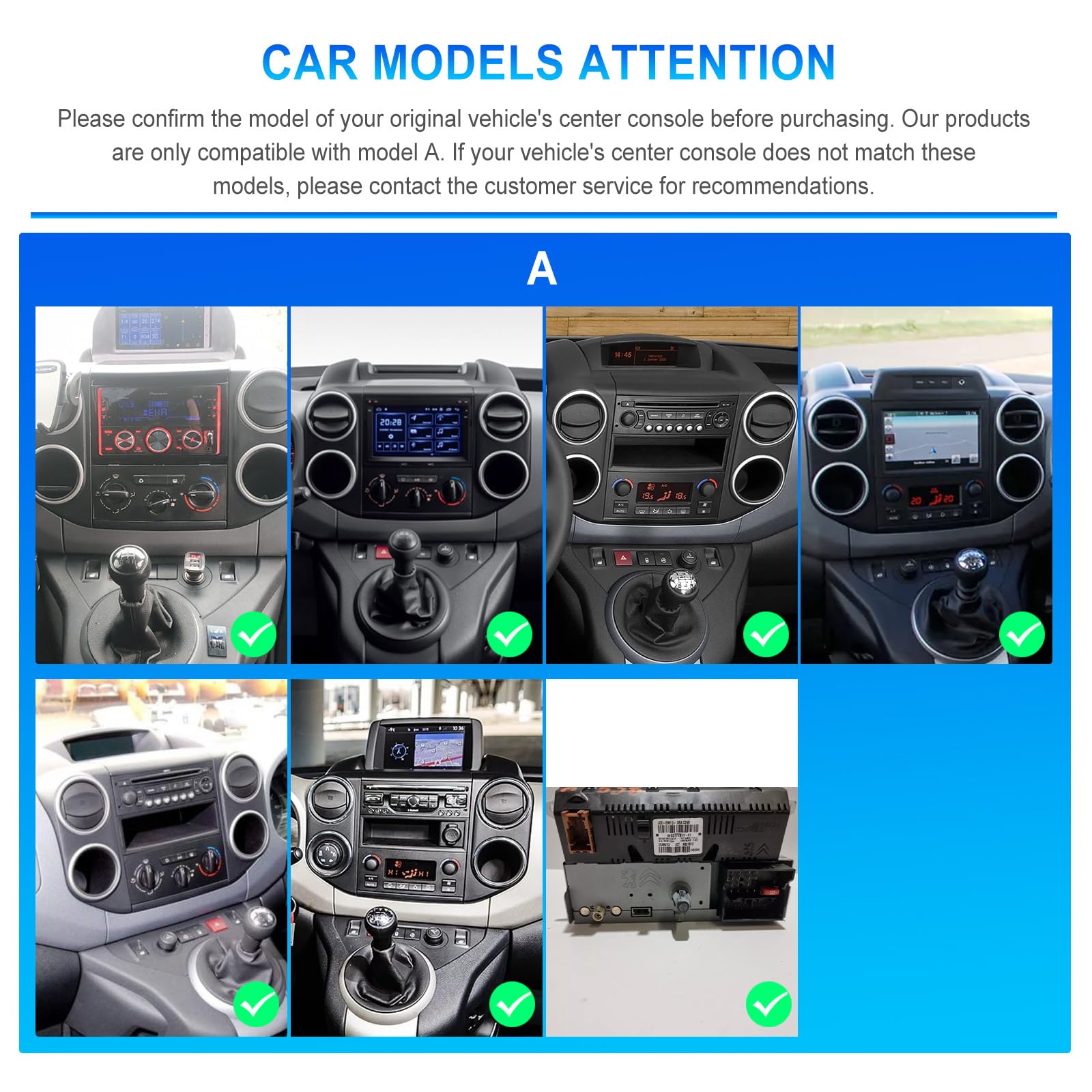 Inefala Radio Coche para Citroen Berlingo B9 2008-2018, 2G+64G Android 15, Wireless Carplay Android Auto, 9" Pantalla Autoradio Bluetooth 2 DIN con GPS WiFi FM/RDS SWC USB Cámara de Marcha Atrás Mic