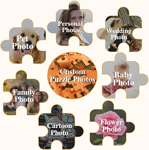 Miniatura 7 de Rompecabezas personalizado de 35701202003005005201000 piezas de la foto, haz tu propio rompecabezas, rompecabezas personalizado para adultos y