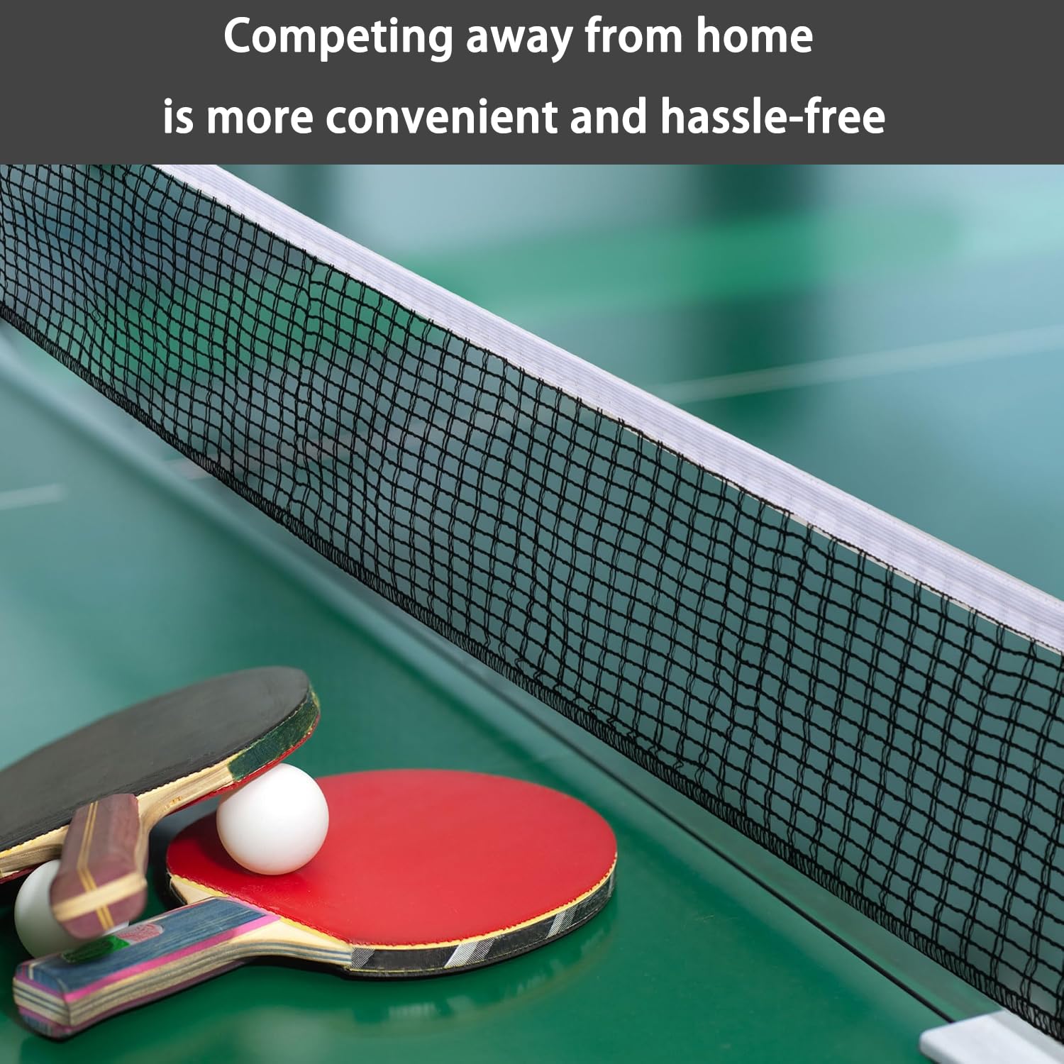 Tragbares Tischtennisnetz, Klappbares Tischtennisnetz für Außenbereich, 3 Stück
