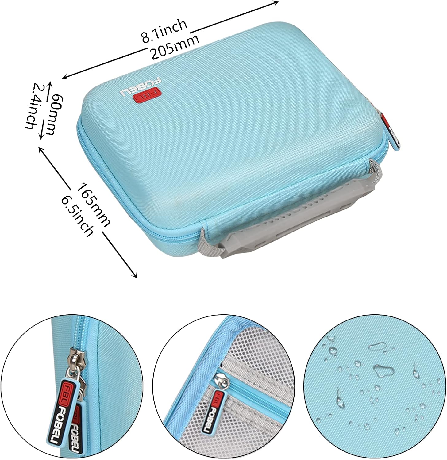 FBLFOBELI EVA Hard Carrying Case Compatible With ThinkFun Rush Hour Traffic Jam Brain Game and STEM Toy (Case Only)