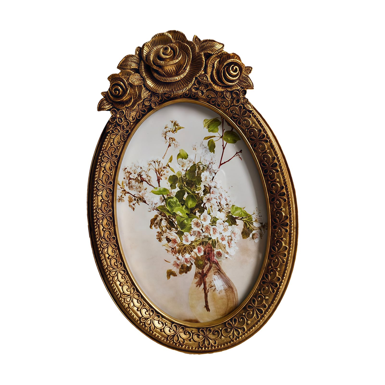Shntig Picture Frame Antique Ornate Photo Frames for Tabletop Wall Hanging Decorative Photo Frames Home Gallery Decors Antique Ornate Frame