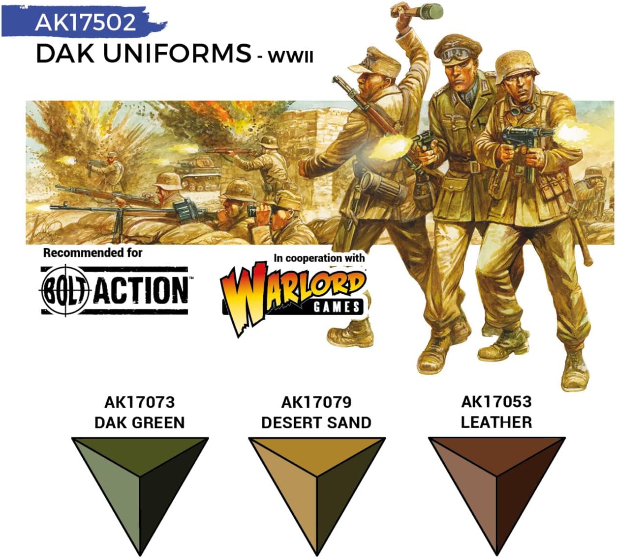 AK QUICK GEN SET AK17502 DAK UNIFORMS (3x18ml)