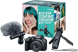 Canon EOS R10 Content Creator Kit: Capture Stunning Content with Ease
