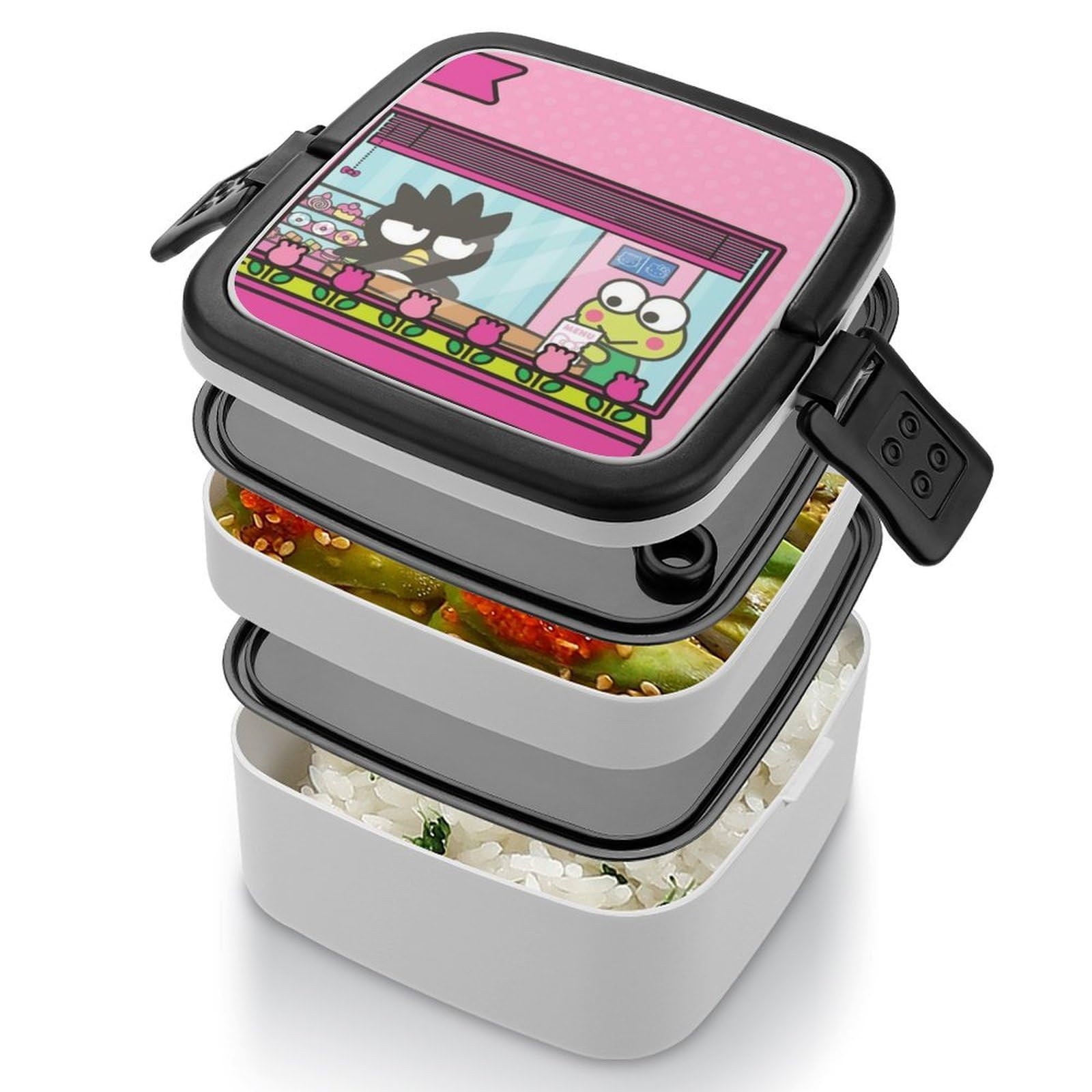 Amazon｜けろけろけろっぴ 弁当箱 大容量 ケース 通勤 おにぎり お弁当