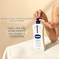 Vista 6 de Vaseline Intensive Care - Loción corporal de reparación avanzada sin perfume, ultra hidratante con lípidos para piel extremadamente seca, 20.3