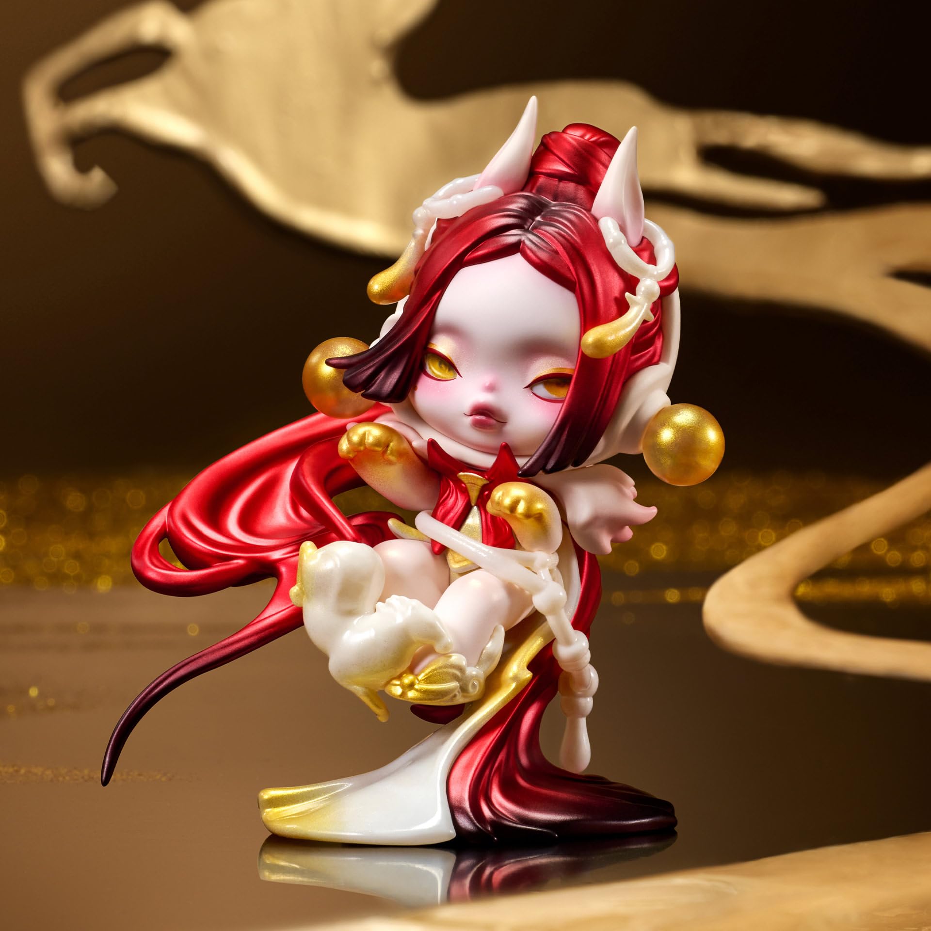 Amazon.com: POP MART SKULLPANDA Celestial Horse Figure, 3.94 