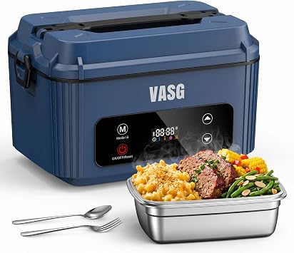 Cordless Heated Lunch Box for Adults, 12000 mAh Electric Lunch Box