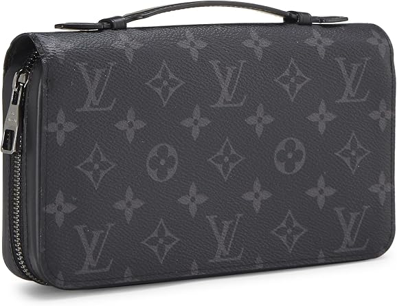 Pre-loved Black Monogram Eclipse Zippy XL, Black