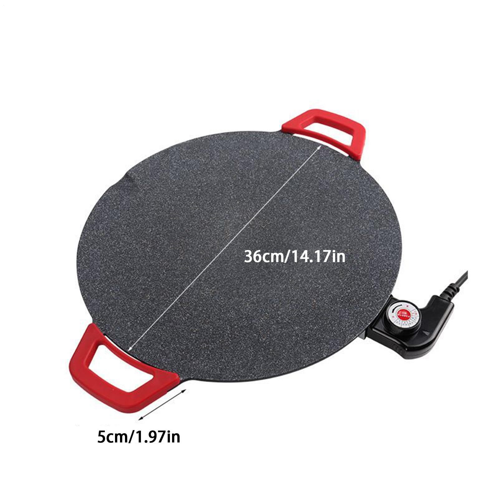 Plancha Eléctrica de Interior Plancha de Cocina Eléctrica con 5 Niveles