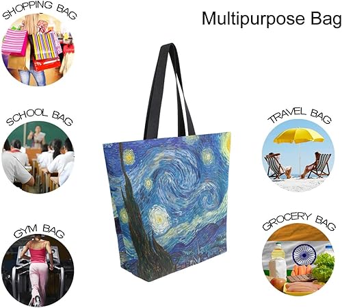 Miniatura 7 de ZZKKO Bolsa de lona de cerezo japonesa para el hombro, informal, para libros