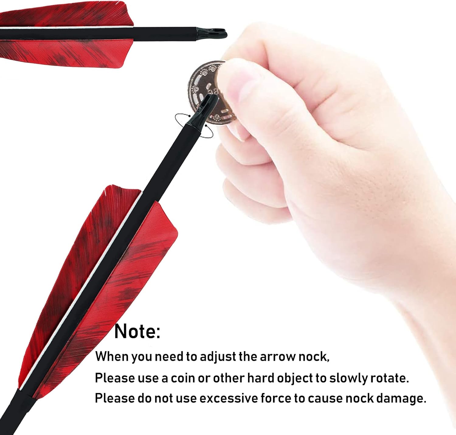 Archery Carbon Arrows 31" Hunting Arrows 500 Spine Arrow with Replaceable Tips Natural Fletching Targeting Practice Arrows for Recurve Bow Compound Bow Traditional Long Bow