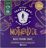 Vista 6 de Catch Co Mystery Tackle Box Freshwater Largemouth and Smallmouth Bass Lures Fishing Kit