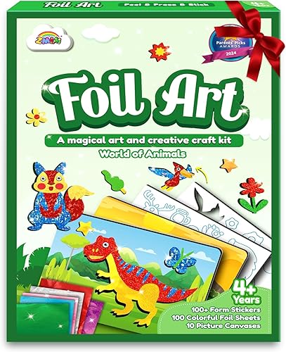 Miniatura 8 de ZMLM Kit de arte divertido de aluminio para niños manualidades de arte de aluminio, regalo de princesa unicornio para niñas de 4, 5, 6, 7, 8, 9