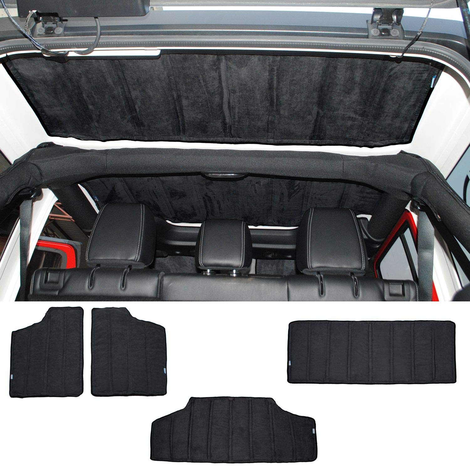 Buy JeCar for Jeep JK Headliner, Hardtop Headliner Roof Heat Insulation