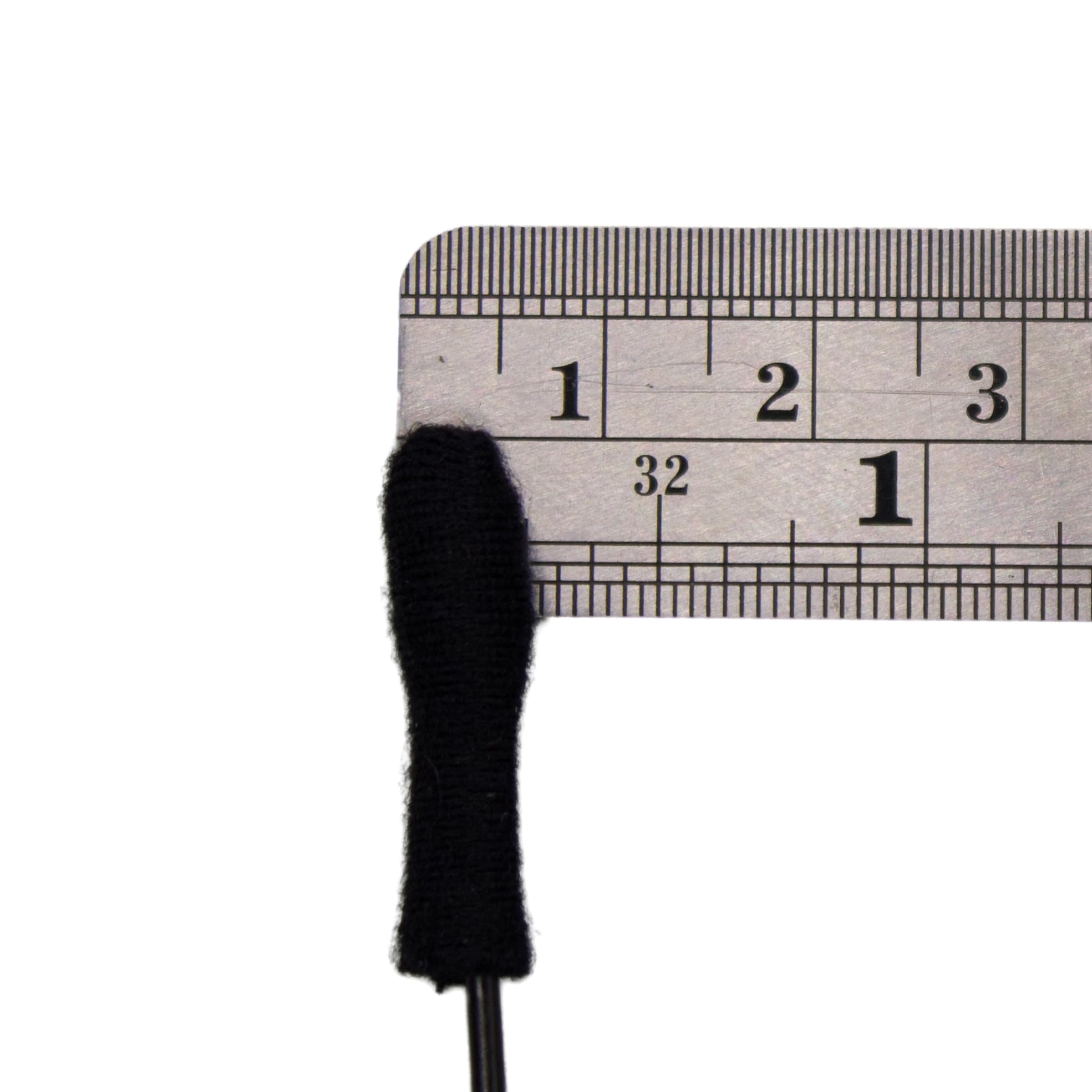 URSA Soft Sleeves - Reusable, Low Profile 6mm Sleeves for Hiding LAV Mics (3-Pack - Black) - Image 2