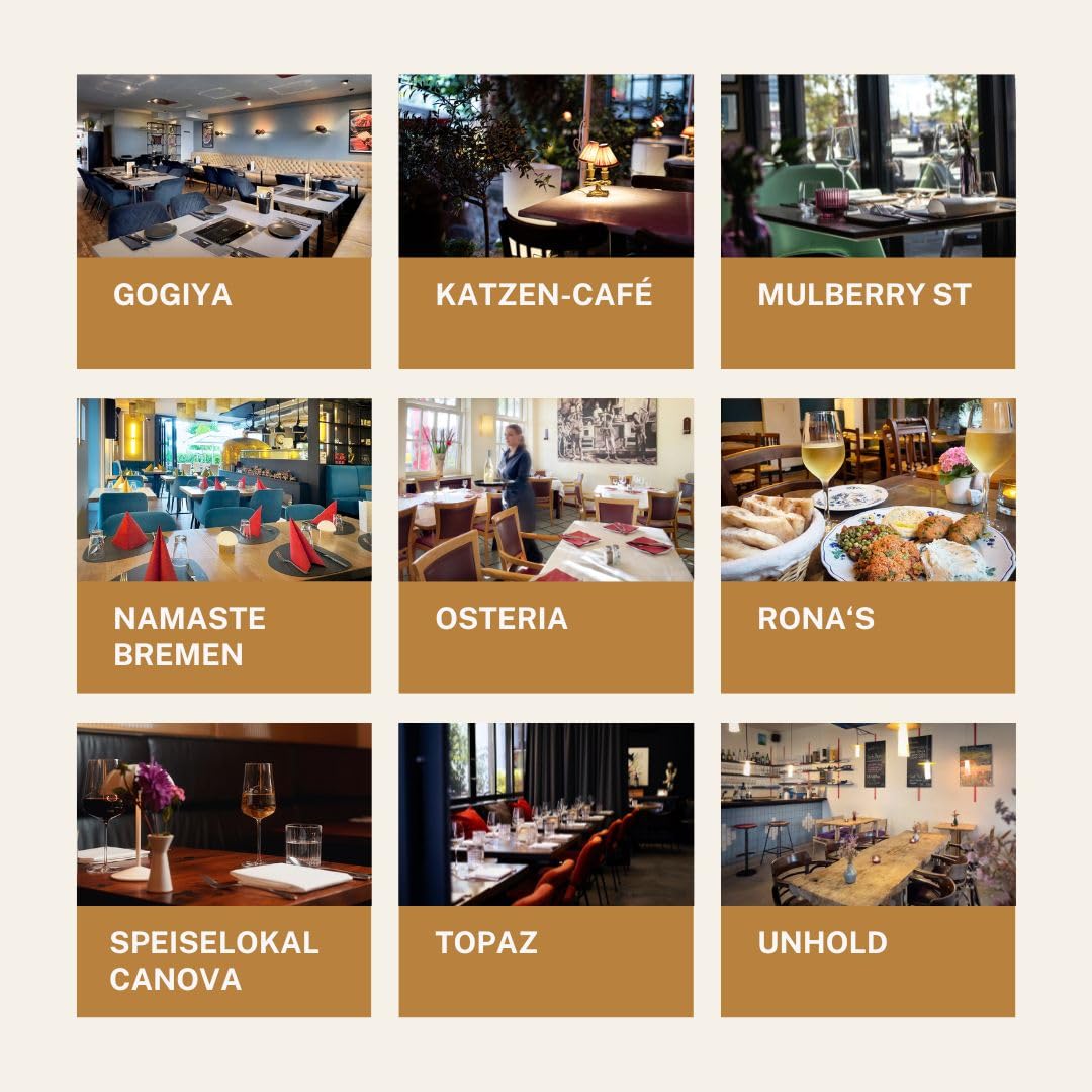 TASTE TWELVE Bremen 2026 – Gutscheinbuch & Restaurantführer mit 12 Top-Restaurants – das perfekte Geschenk für Genießer