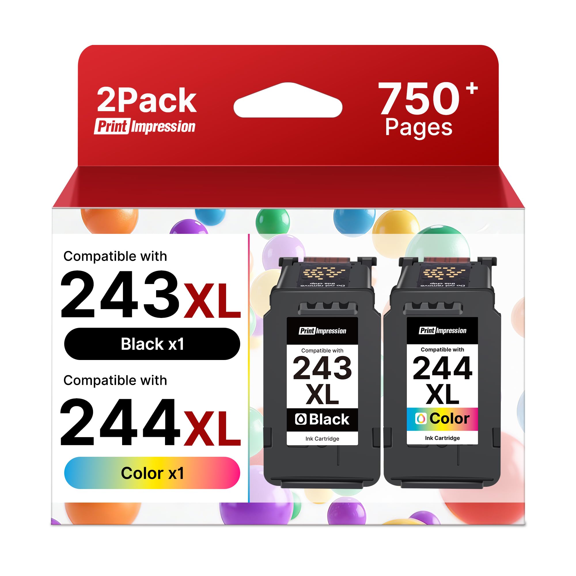 PrintImpression 243 244 Ink Combo Pack