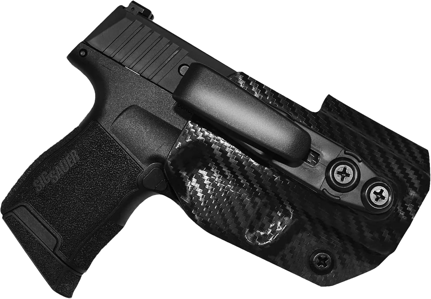 IWB Sub Minimal Tuckable Holster Fits Springfield Hellcat Inside Waistband Kydex Gun Holster American Made Durable Lightweight Concealed Carry Gear