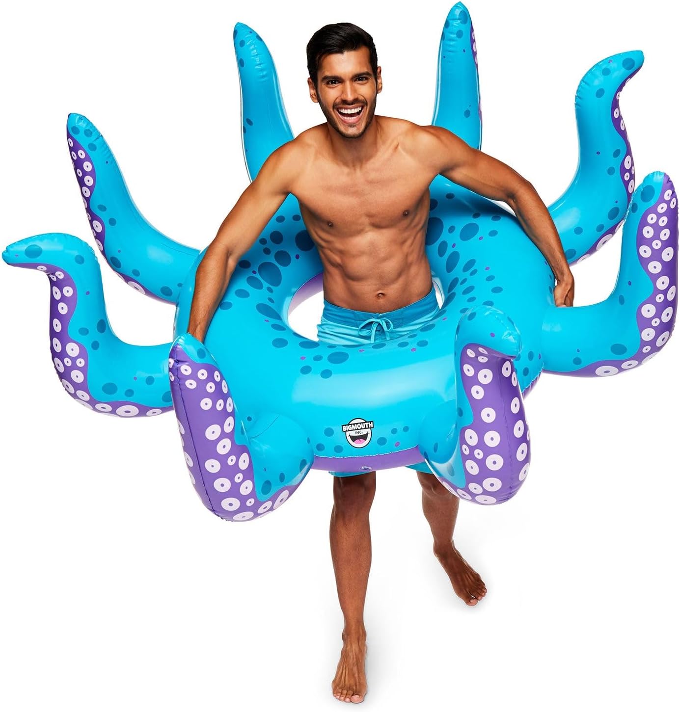 BigMouth Inc. Giant Octopus Tentacles Pool Float, 5 Feet Wide, Inflatable Floatie Tube, Blow-up Swim Ring, Outdoor Summer Pool Party Water Toy