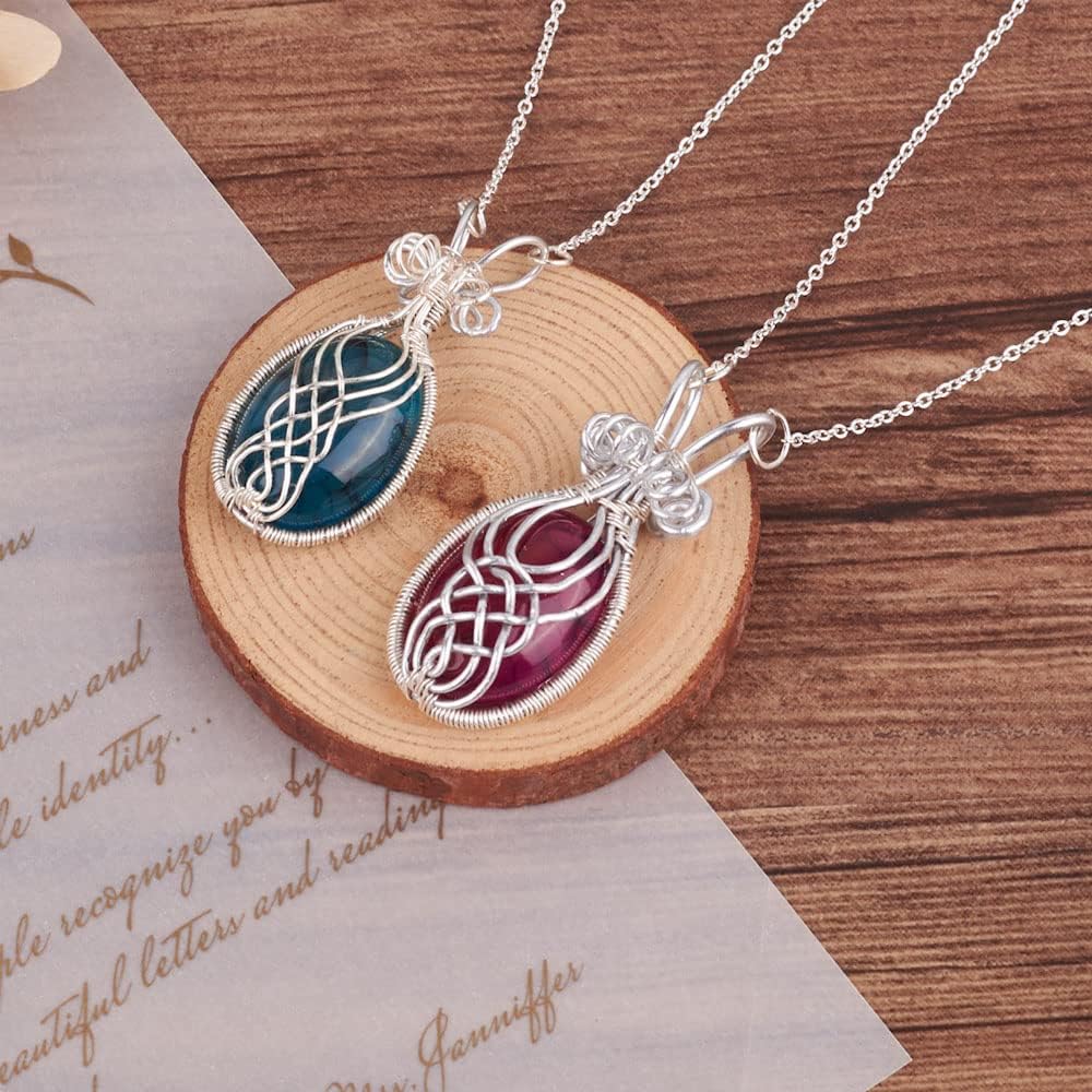 Fashewelry 20Pcs Natural Oval Dragon Veins Agate Flat back Gemstone Crystal Cabochons 25x18mm Healing Chakra Crystal Stone Bead Cab Covers No Hole for Jewelry Craft Making Marine Blue - Image 2